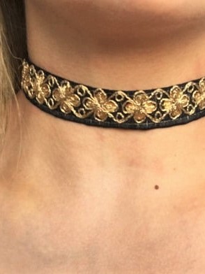 choker morango amatea